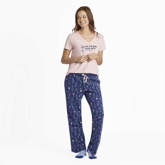 Happy Hour Snuggle Up Sleep Pants Pico s Worldwide