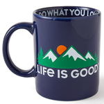 Life is Good Snowy Mountains Jake's Mug