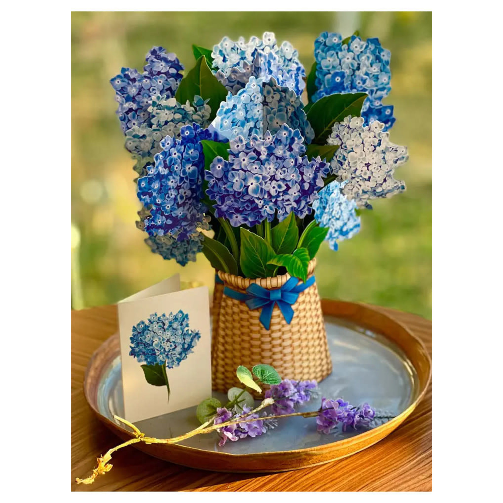 FreshCut Paper Nantucket Hydrangeas Pop Up  Bouquet