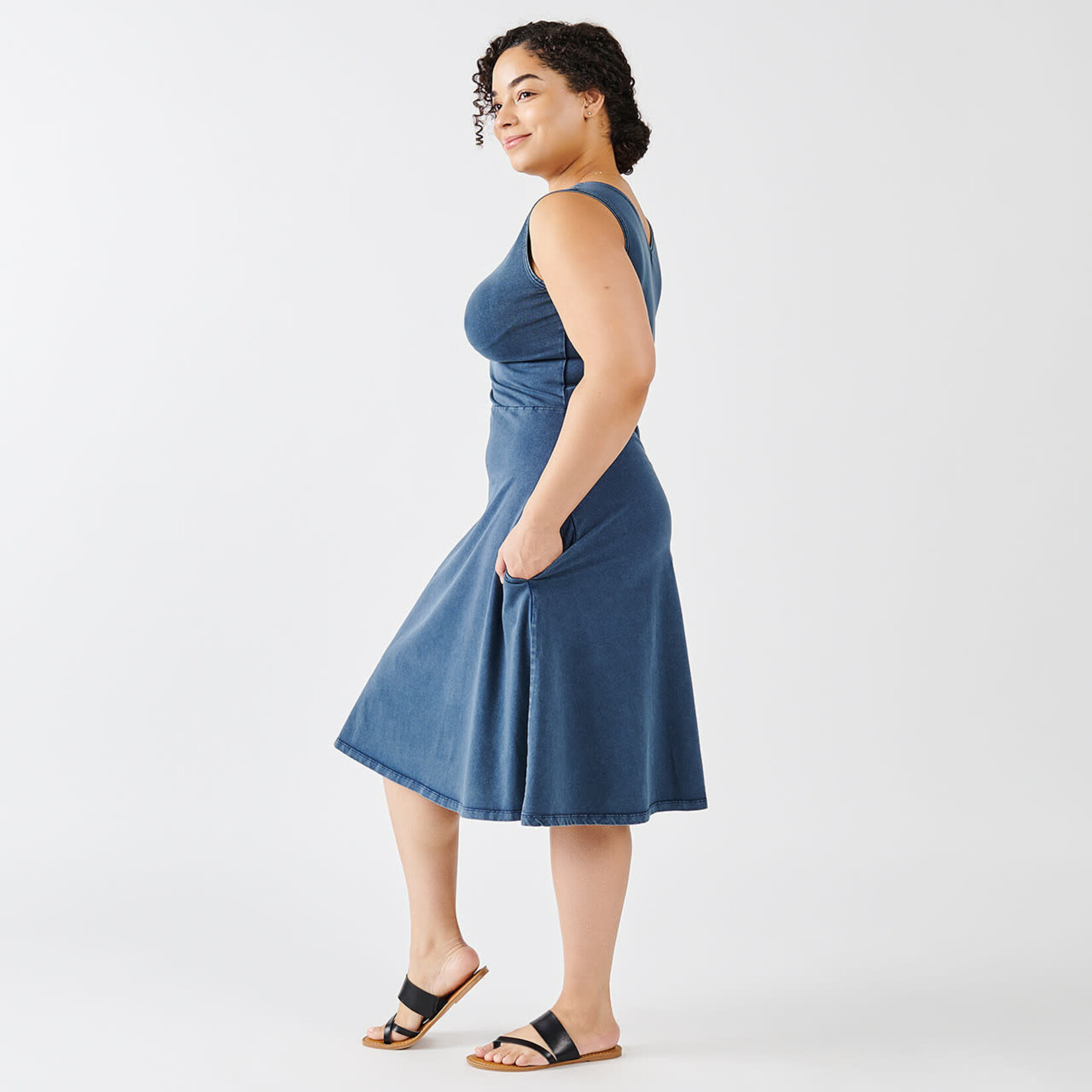 Maggie's Organics Fit & Flare Dress