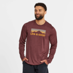 Life is Good Scenic Mountains Active Tee