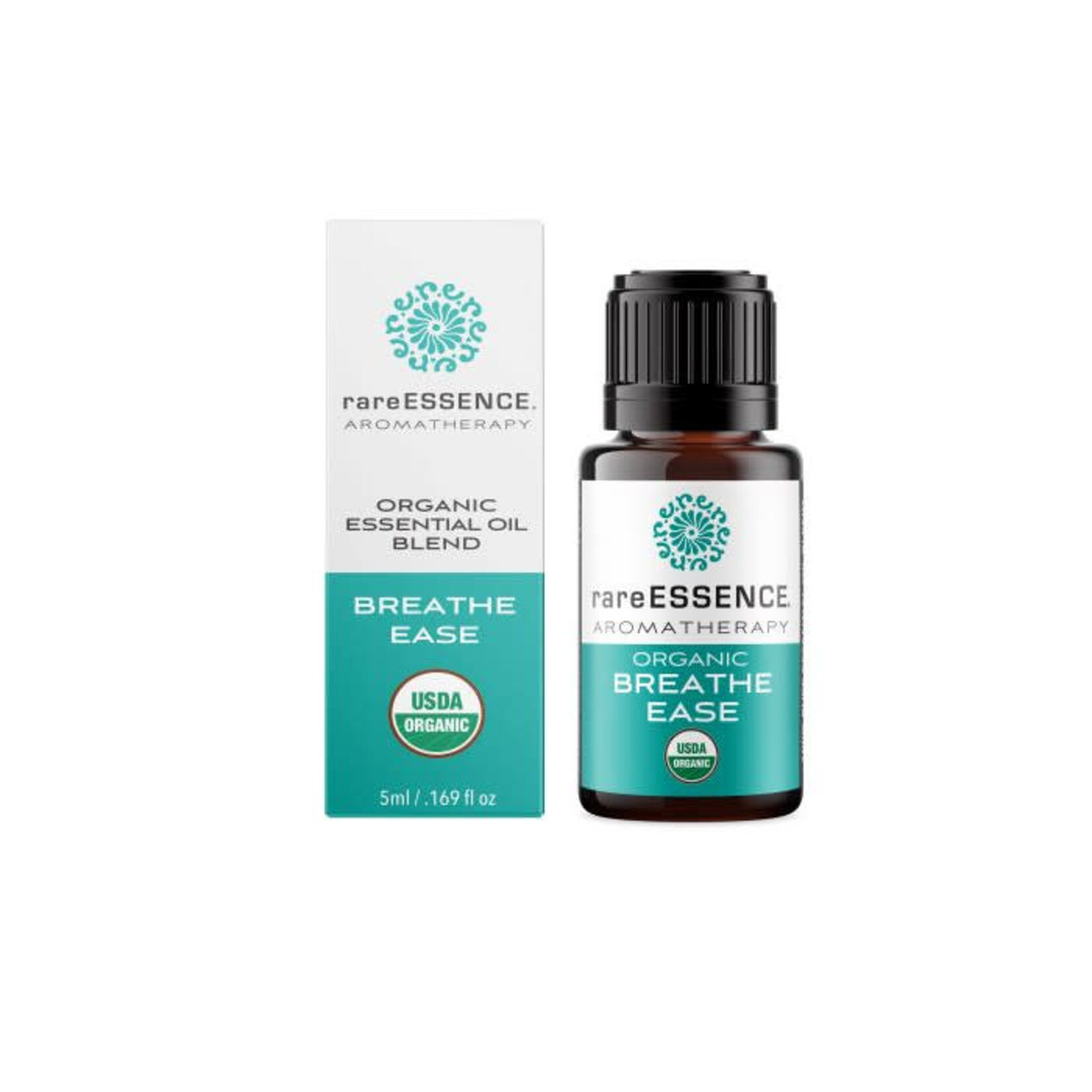 rareESSENCE Aromatherapy Organic Breathe Ease Essential Oil Blend