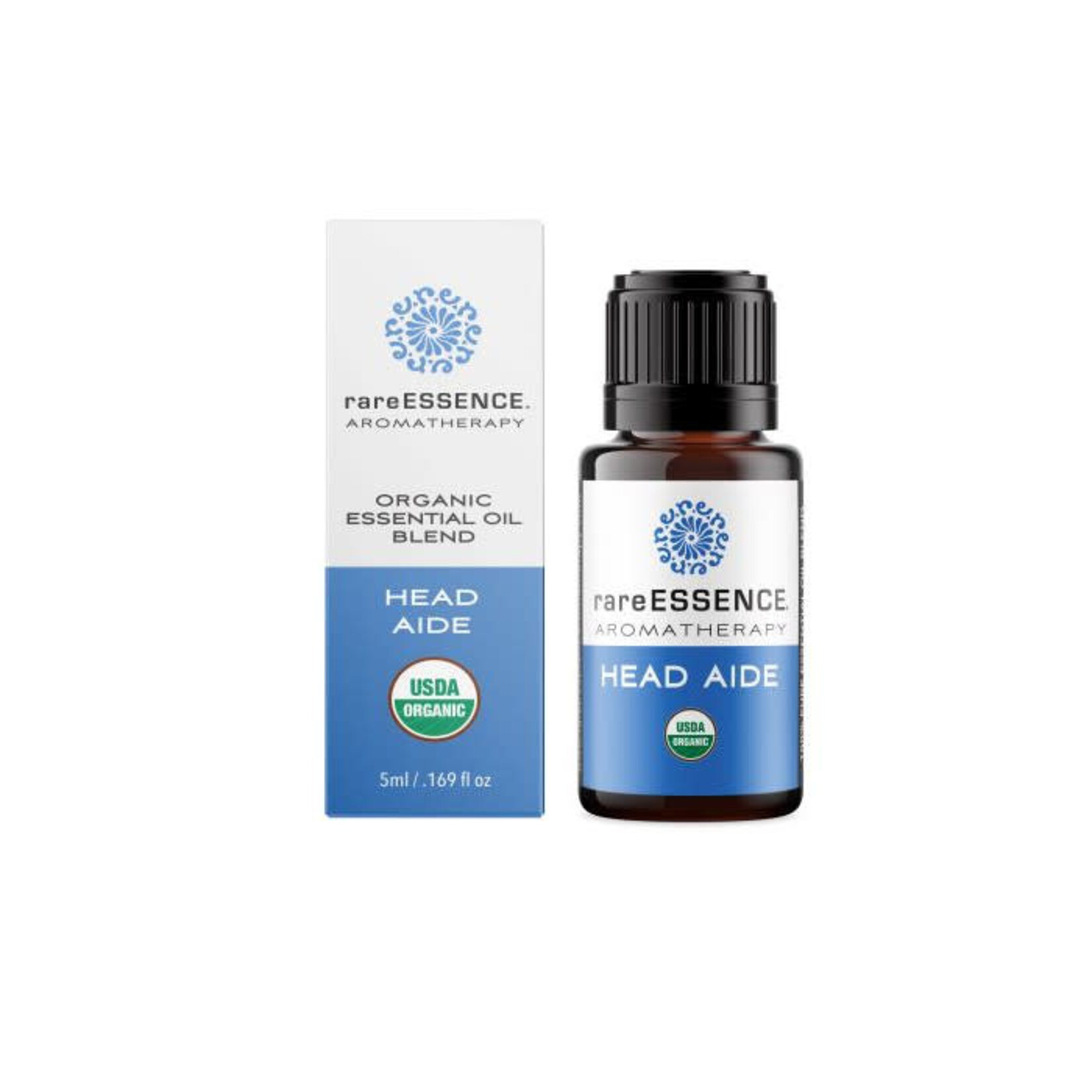 rareESSENCE Aromatherapy Organic Head Aide Essential Oil Blend