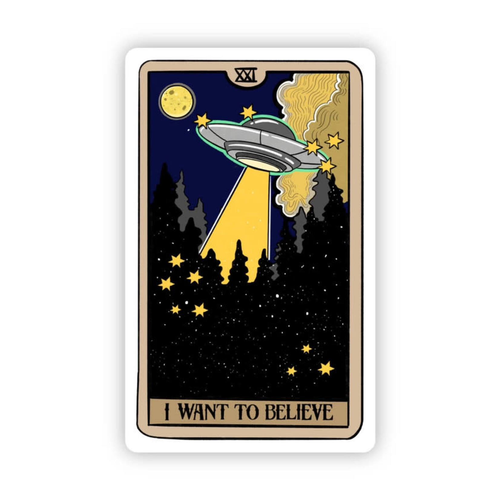 Big Moods I Want To Believe Sticker