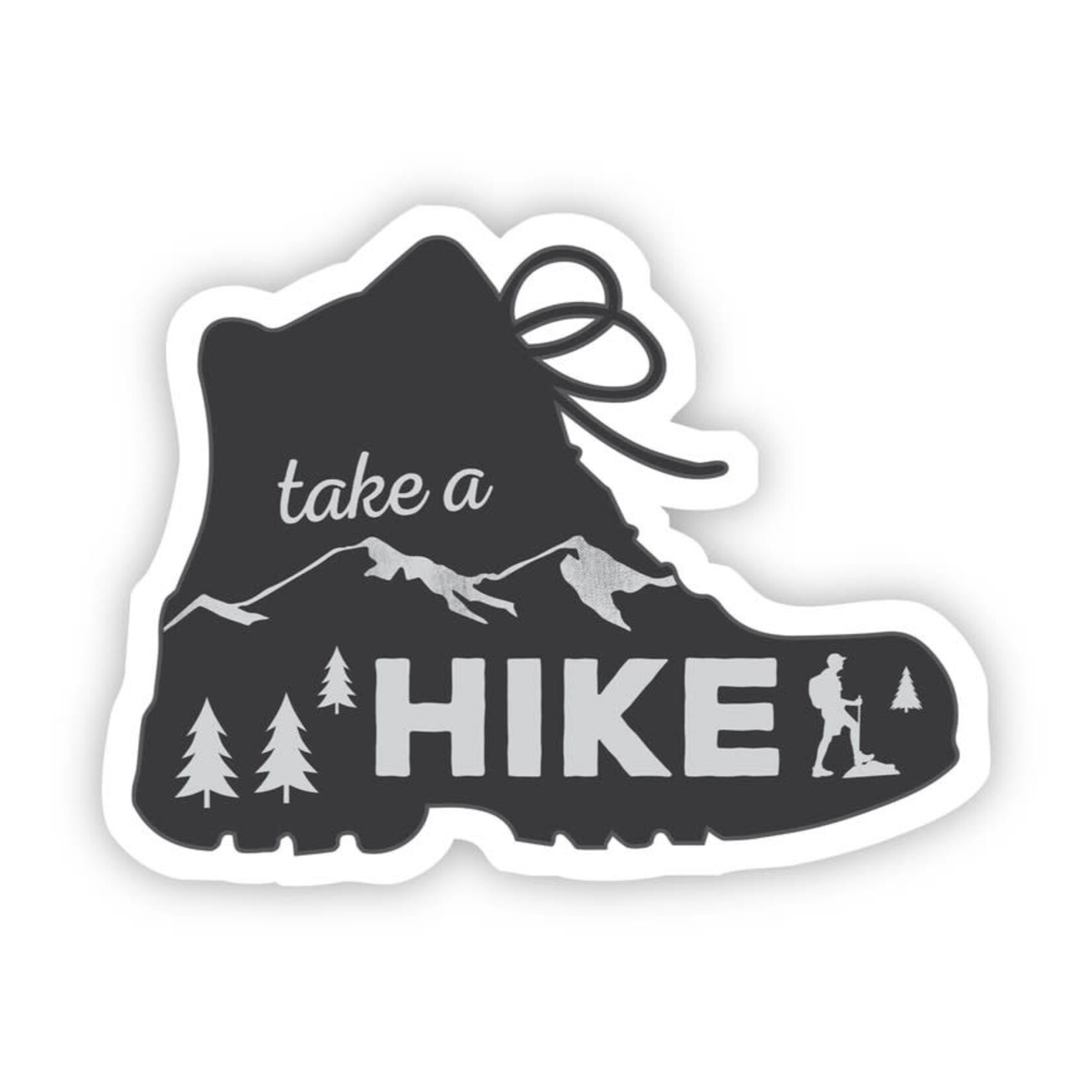 Big Moods Take A Hike Boot Sticker