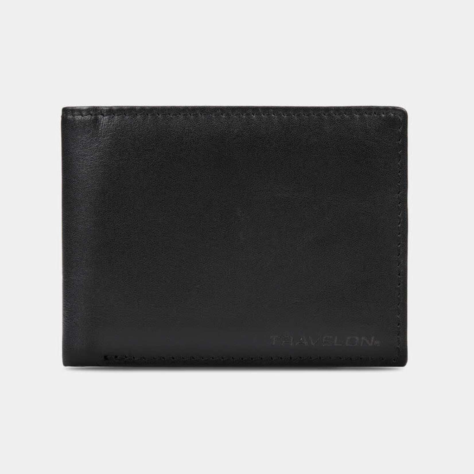 Travelon RFID Blocking Leather Billfold Wallet Black