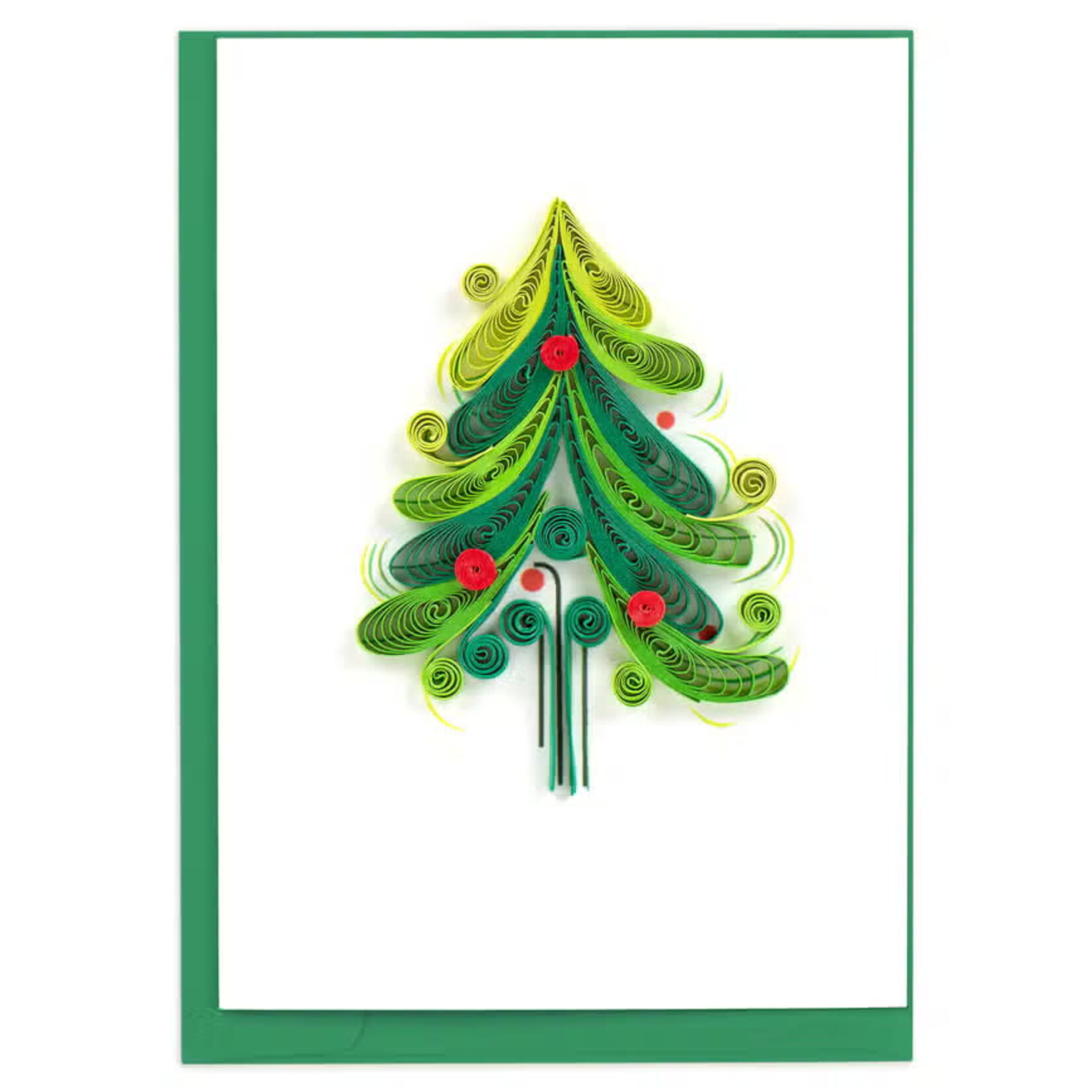 Quilling Cards Christmas Tree Gift Enclosure