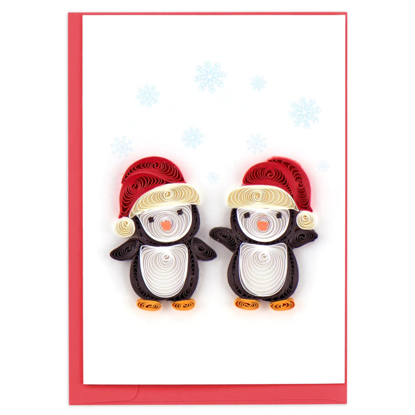 Quilling Cards Holiday Penguins Gift Enclosure