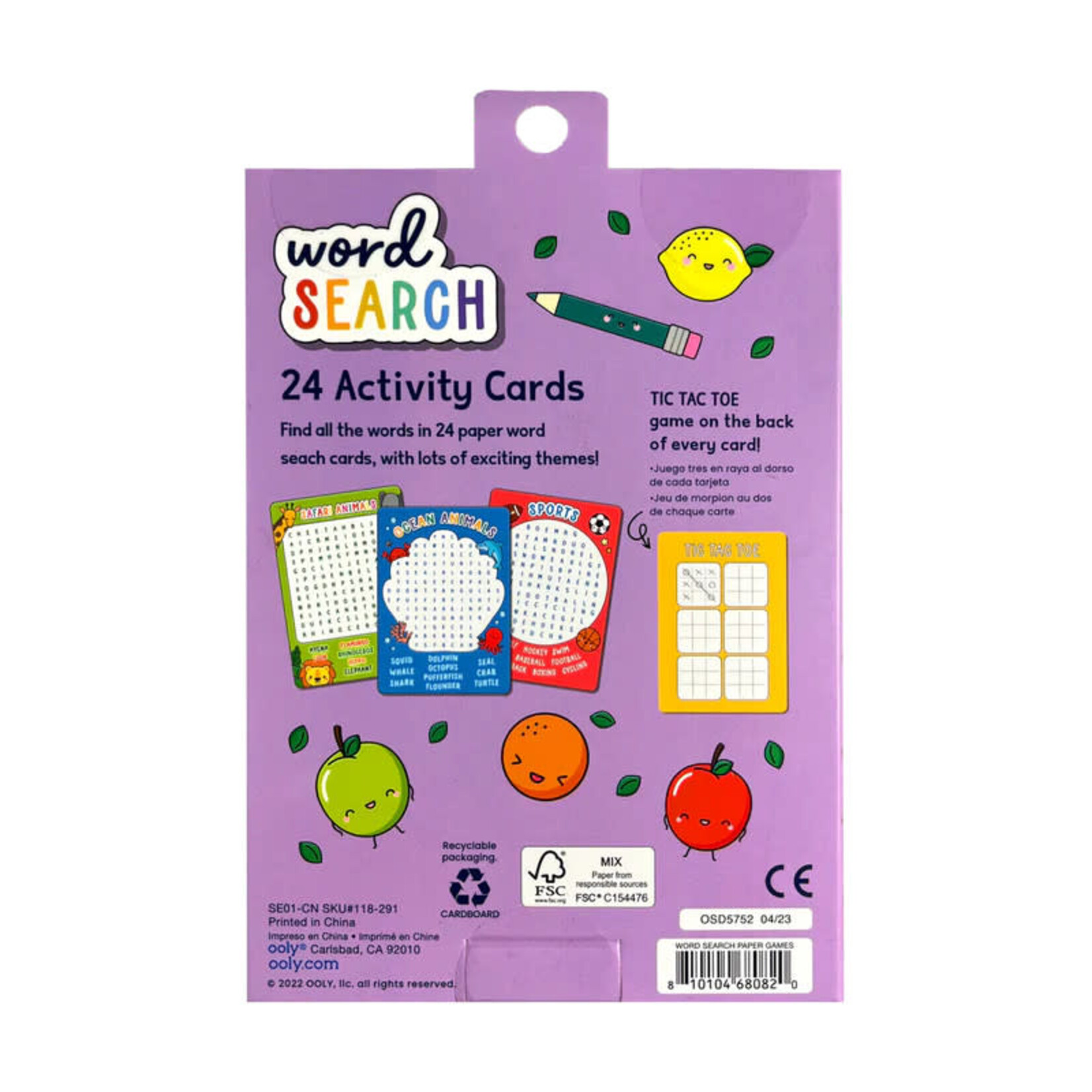 Ooly Word Search Activity Cards