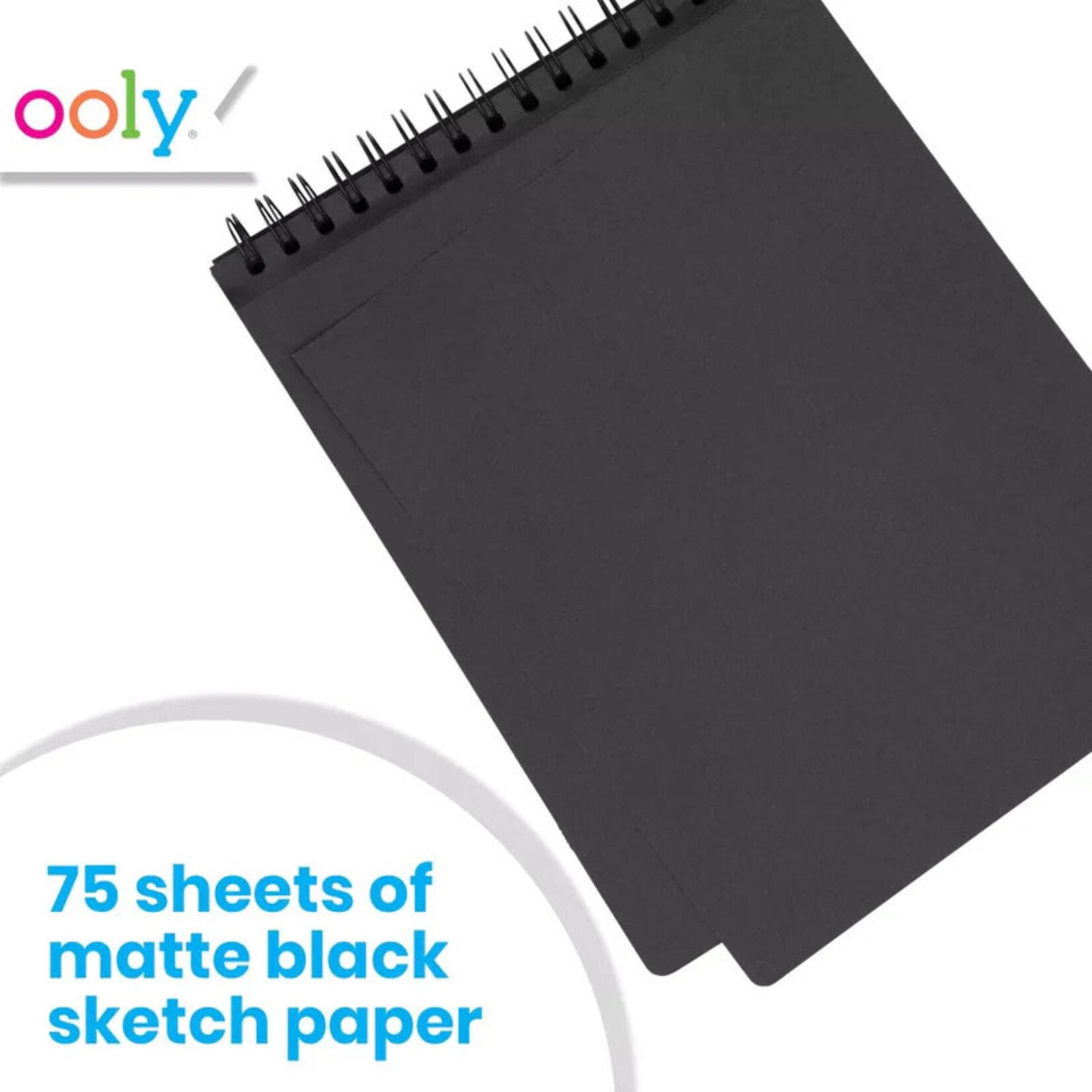 Ooly DIY Cover Black Paper Sketchbook