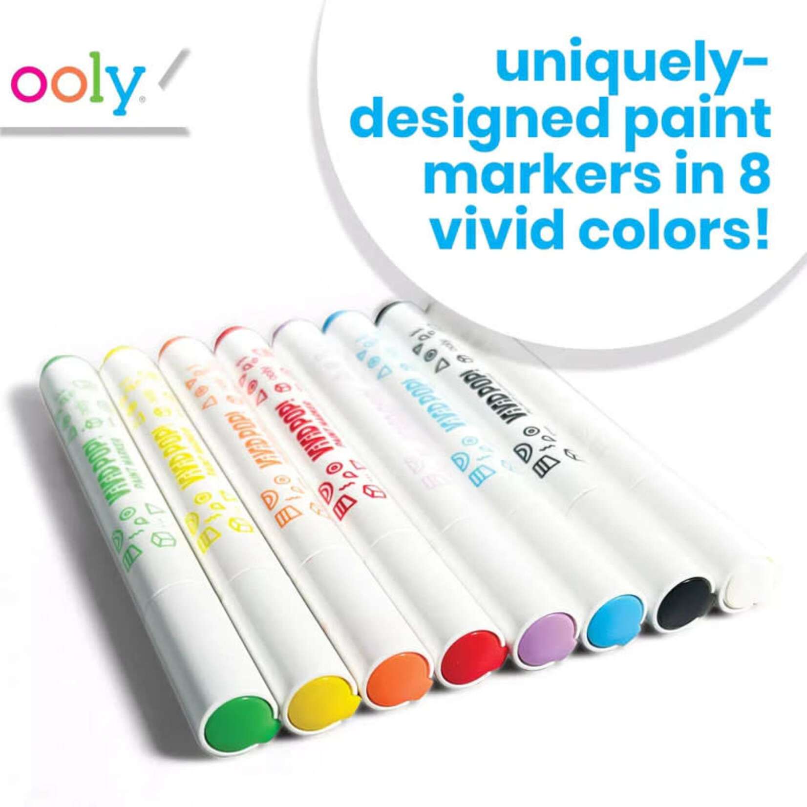 Ooly Vivid Pop! Water Based Paint Markers