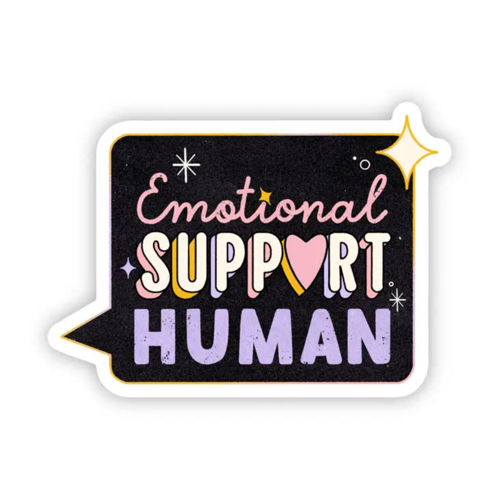 Big Moods Emotional Support Human Sticker