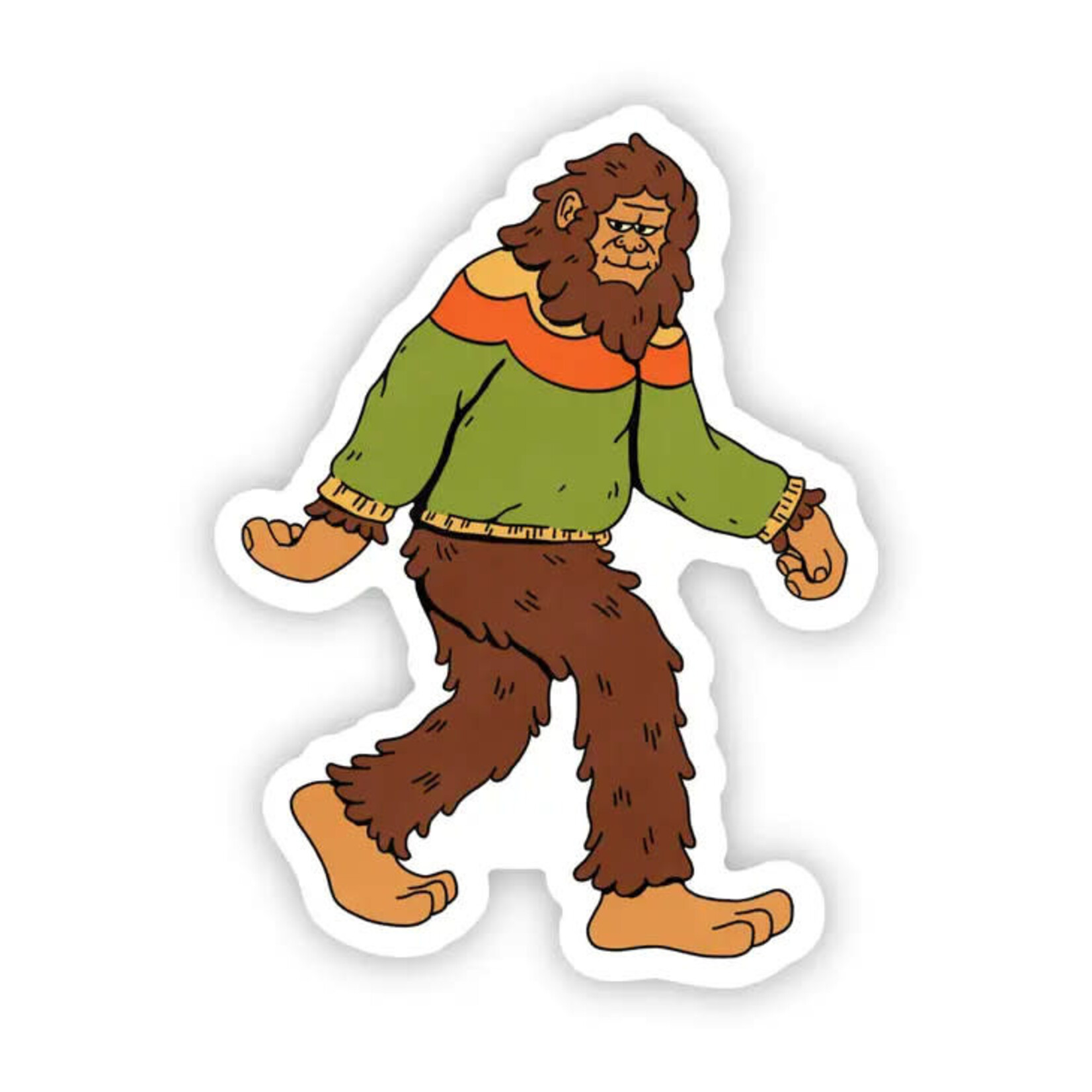 Big Moods Bigfoot Sweater Sticker