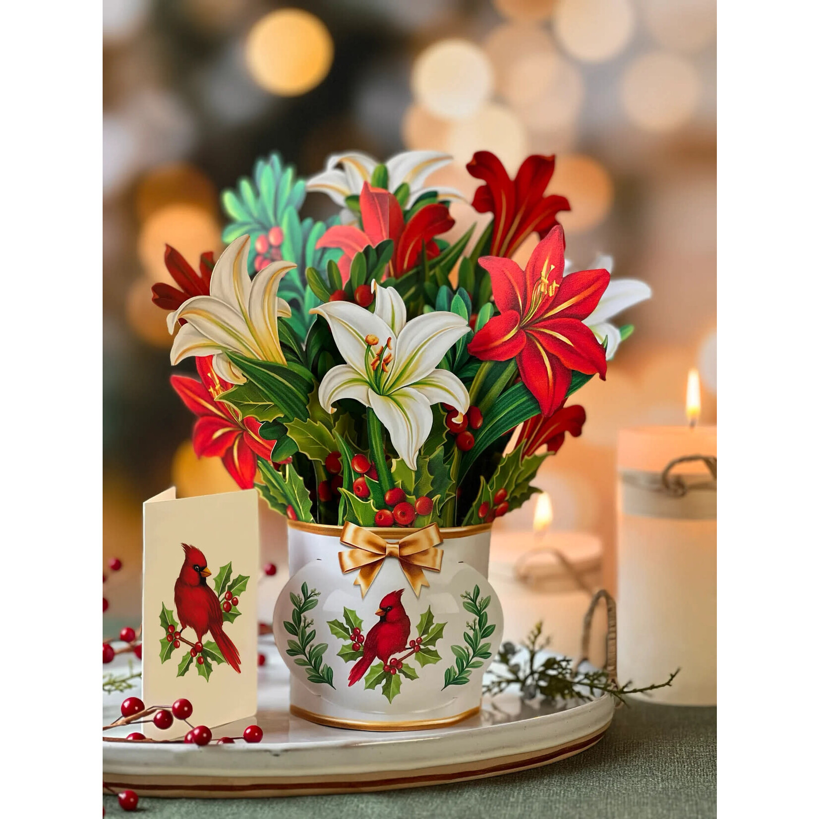 FreshCut Paper Winter Joy Pop Up Bouquet