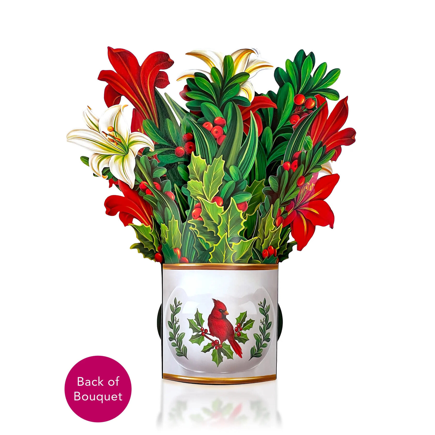 FreshCut Paper Winter Joy Pop Up Bouquet