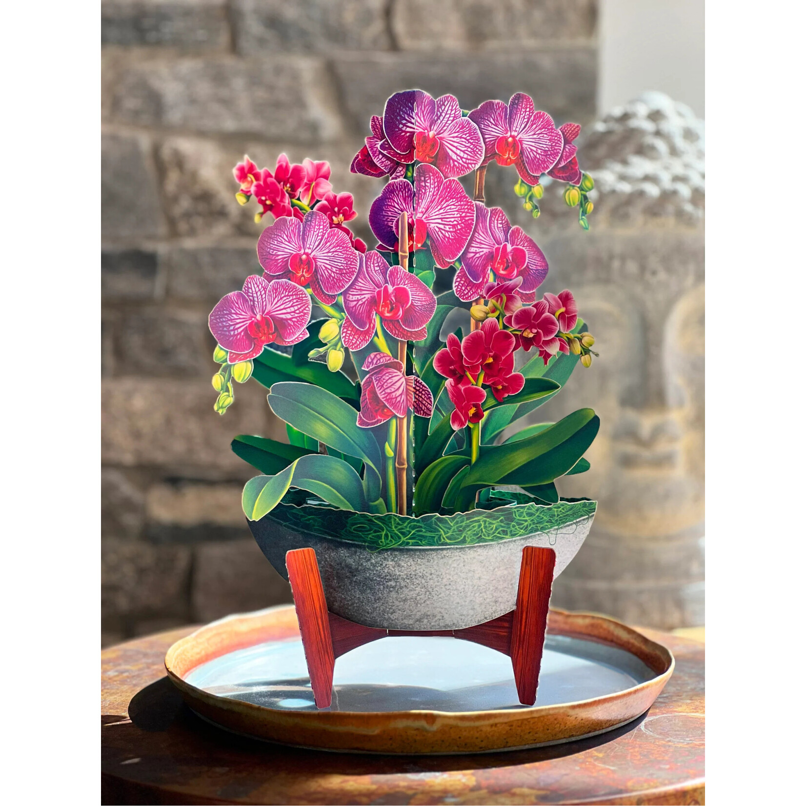 Freshcut Paper Orchid Oasis Paper Bouquet