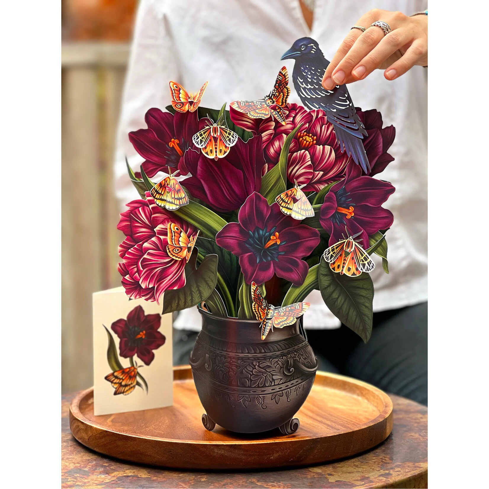 FreshCut Paper Moonlight Garden Pop Up Bouquet