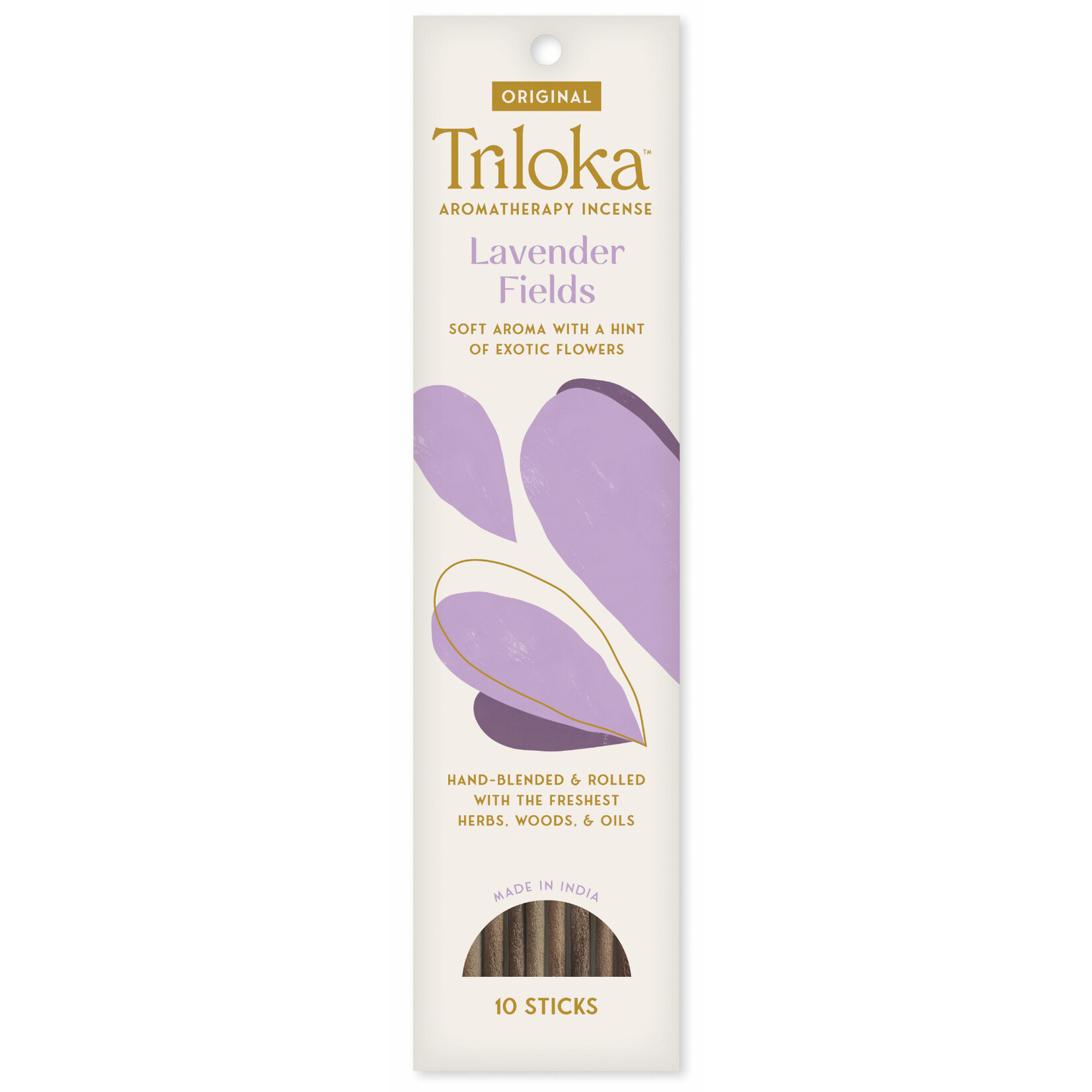 Triloka Aromatherapy Incense Lavender Fields Incense