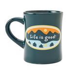 Life is Good Mountainside Diner Mug