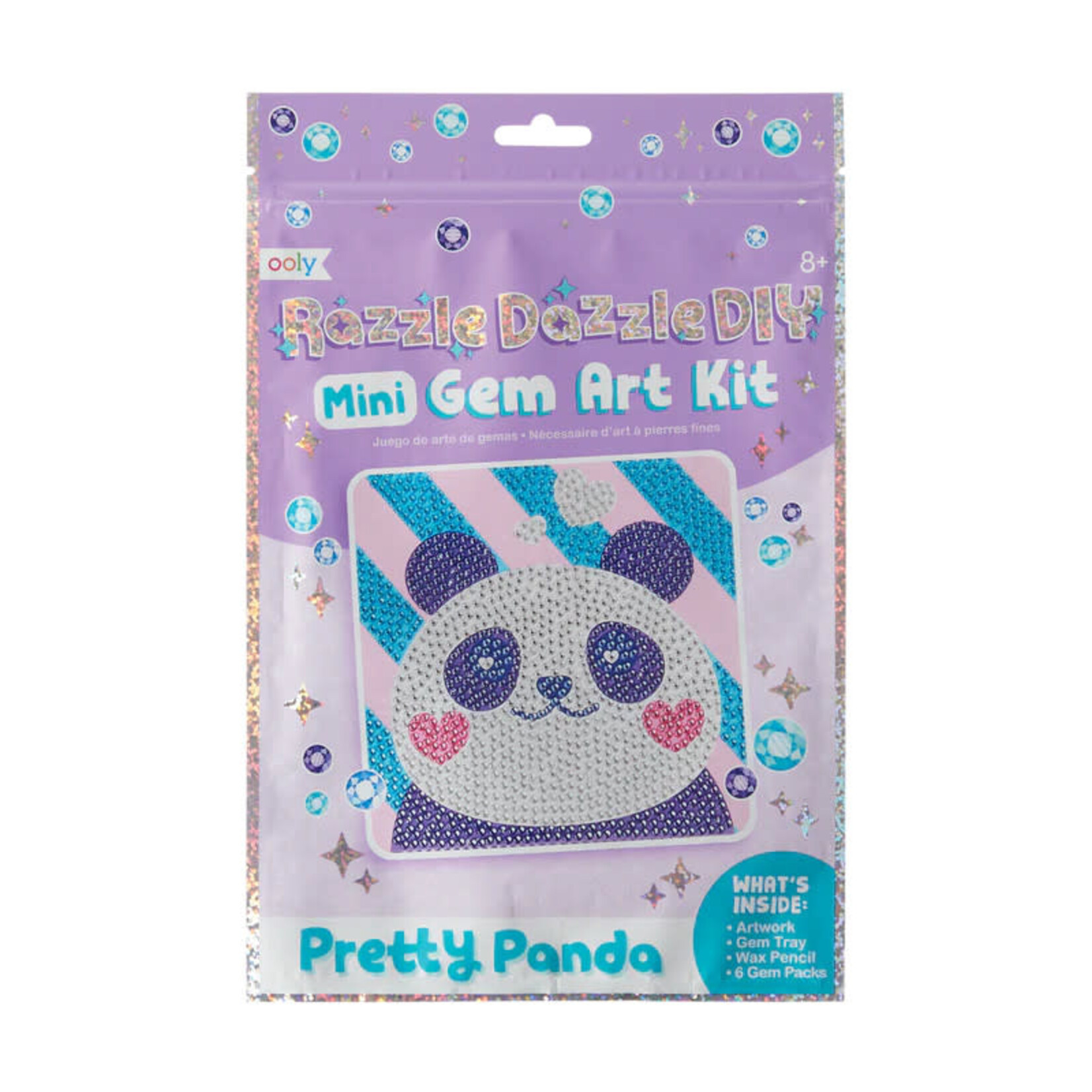 Ooly Pretty Panda Razzle Dazzle Mini Gem Art Kit