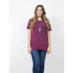 Zenana Mineral Wash Crew Neck Tee