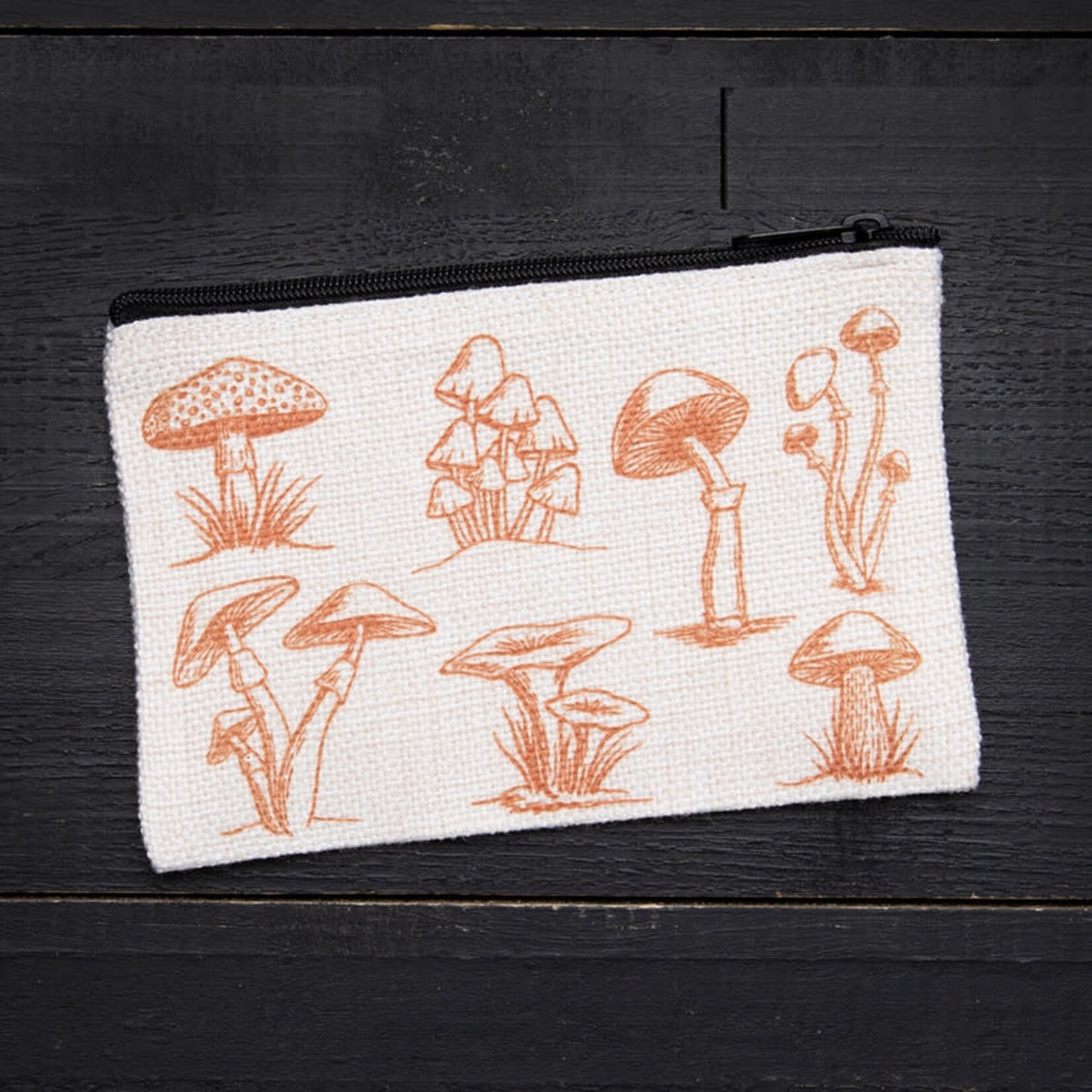 Counter Couture Mushroom Zipper Pouch