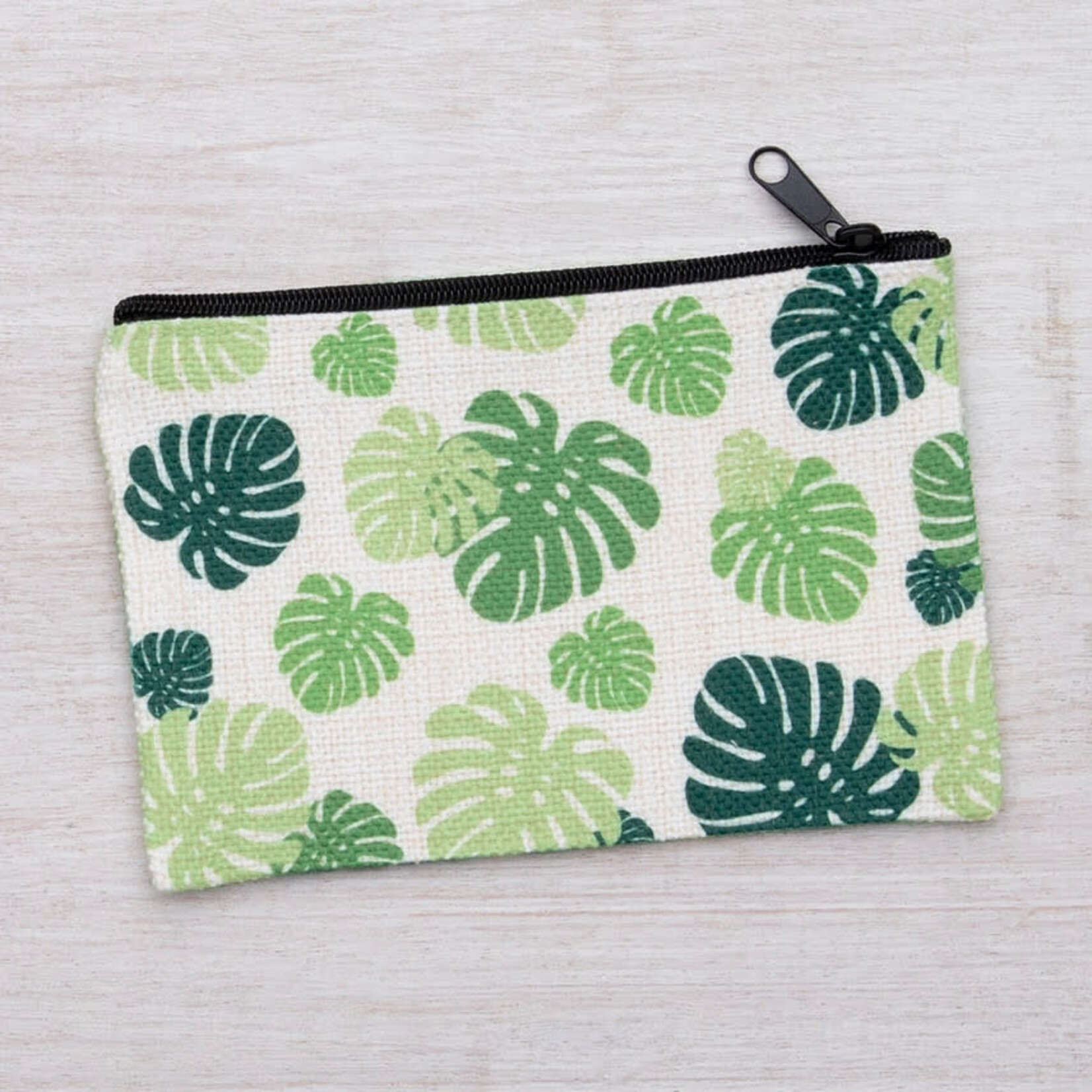 Counter Couture Monstera Zipper Pouch