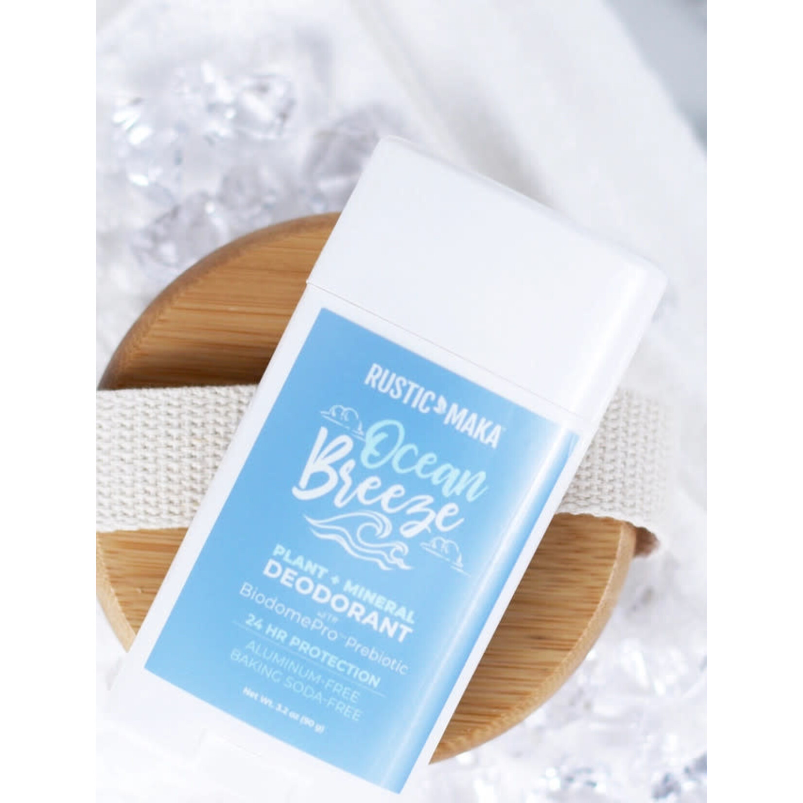 Rustic MAKA Baking Soda Free Prebiotic Natural Deodorant