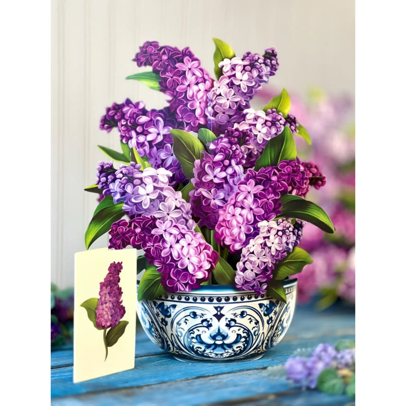FreshCut Paper Garden Lilacs Pop Up Bouquet