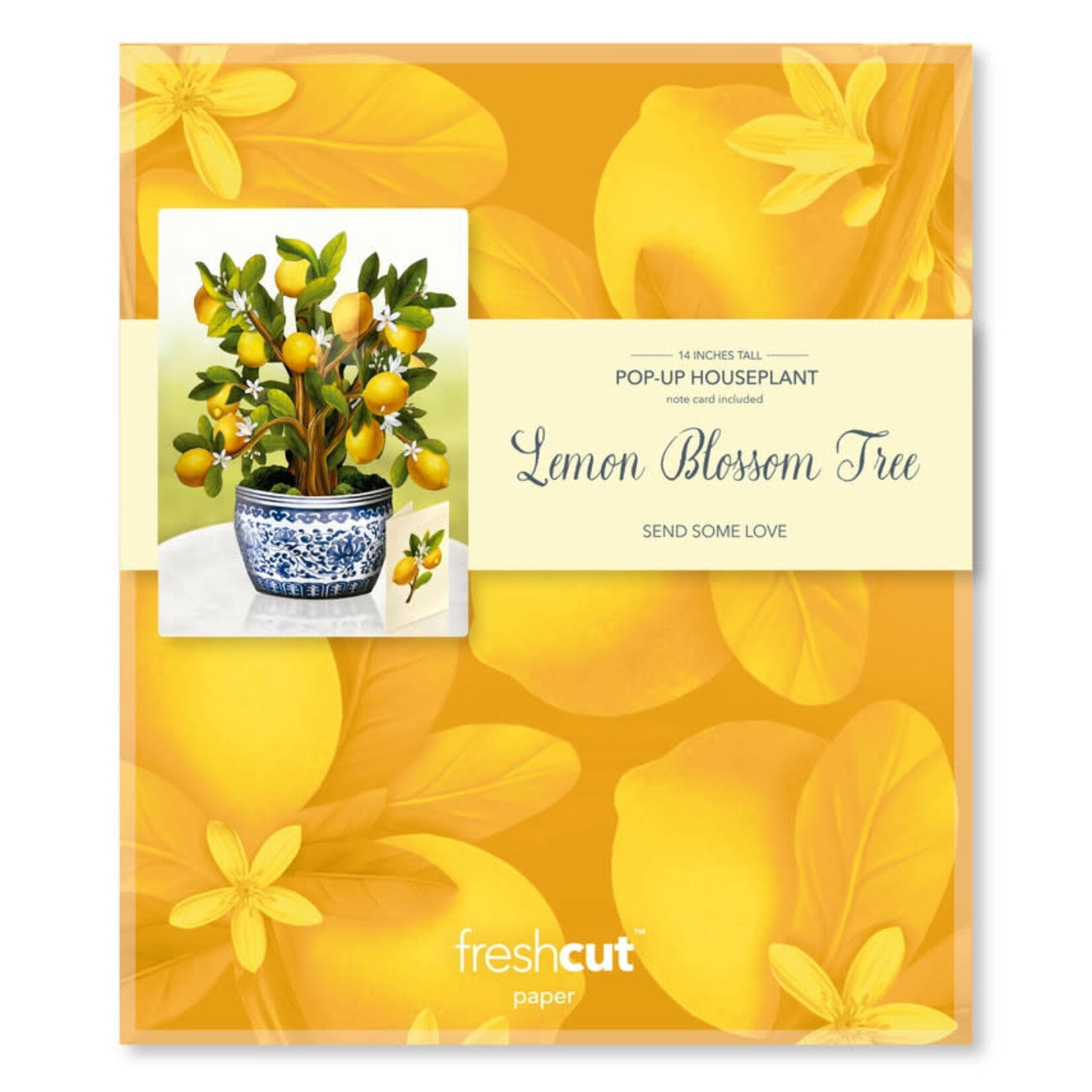 Freshcut Paper Lemon Blossom Tree Paper Bouquet