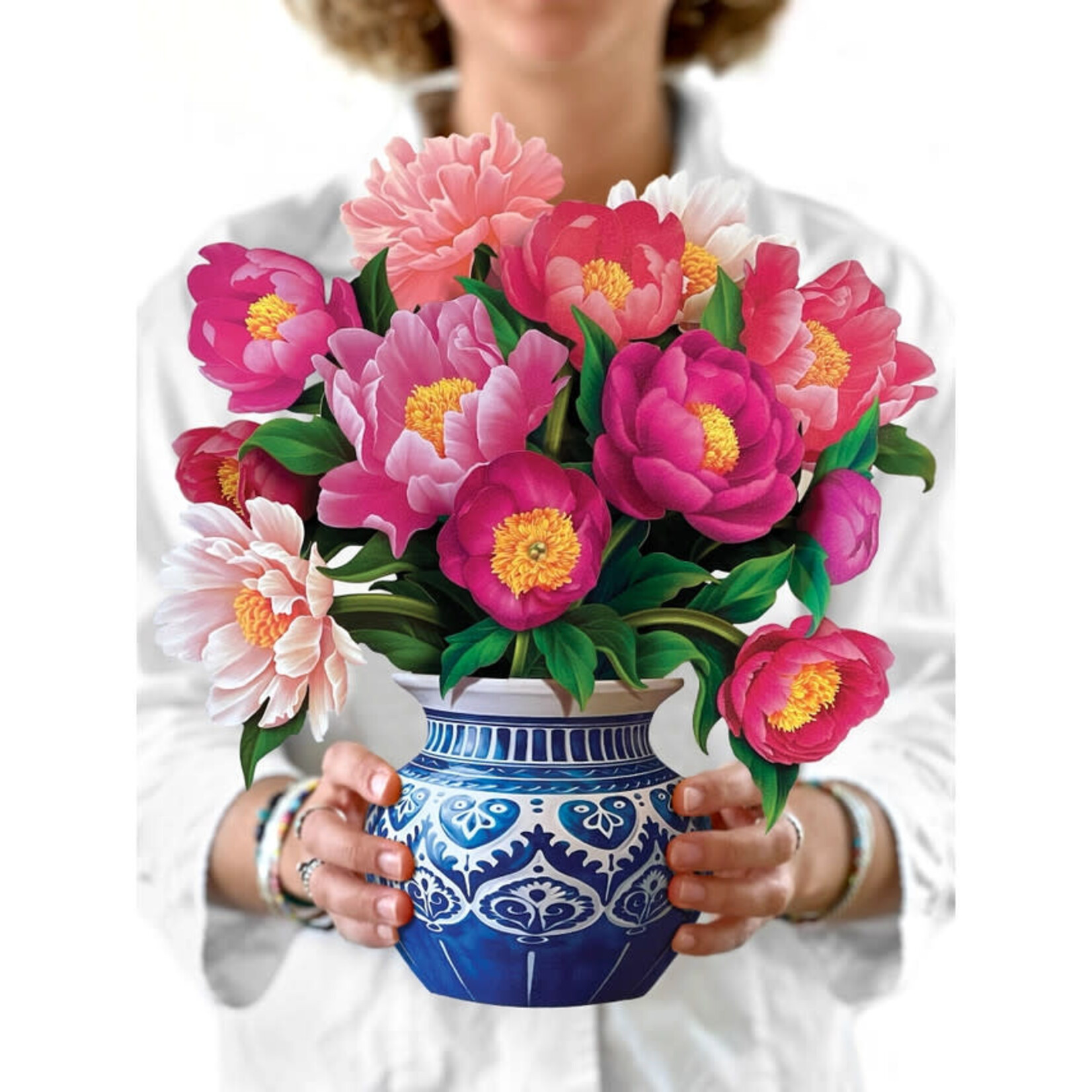 FreshCut Paper Peony Paradise Pop Up Bouquet