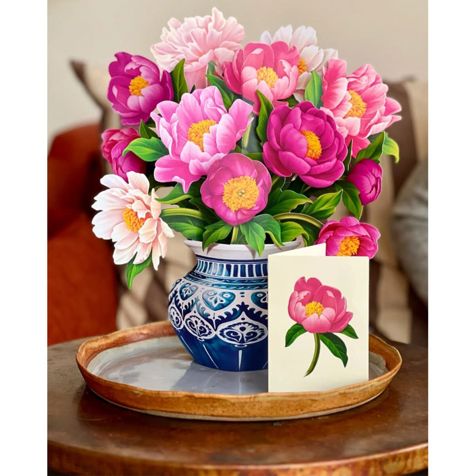 FreshCut Paper Peony Paradise Pop Up Bouquet