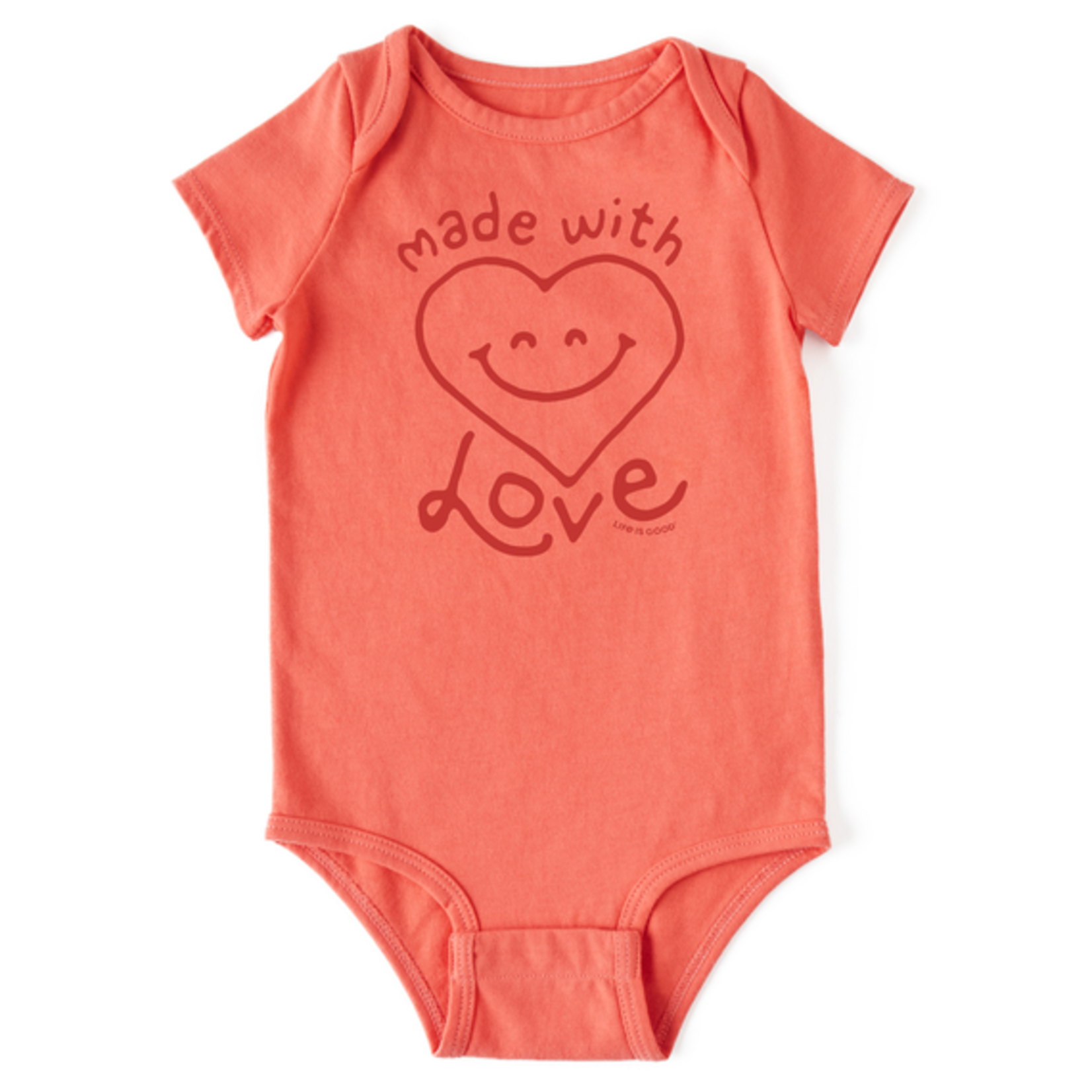 Life is Good Made w/ Love Crusher Bodysuit