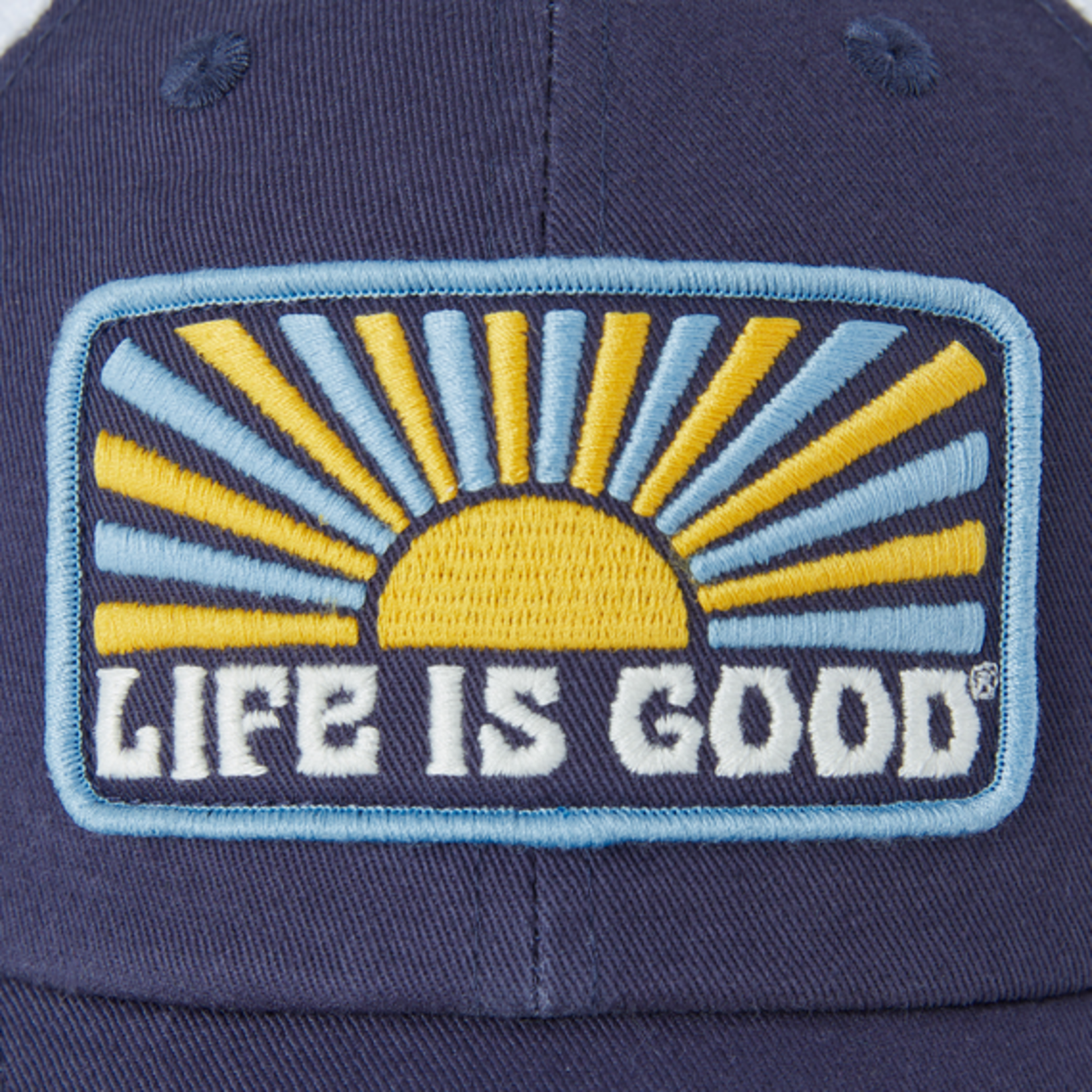 Life is Good Sunburst Soft Mesh Back Cap