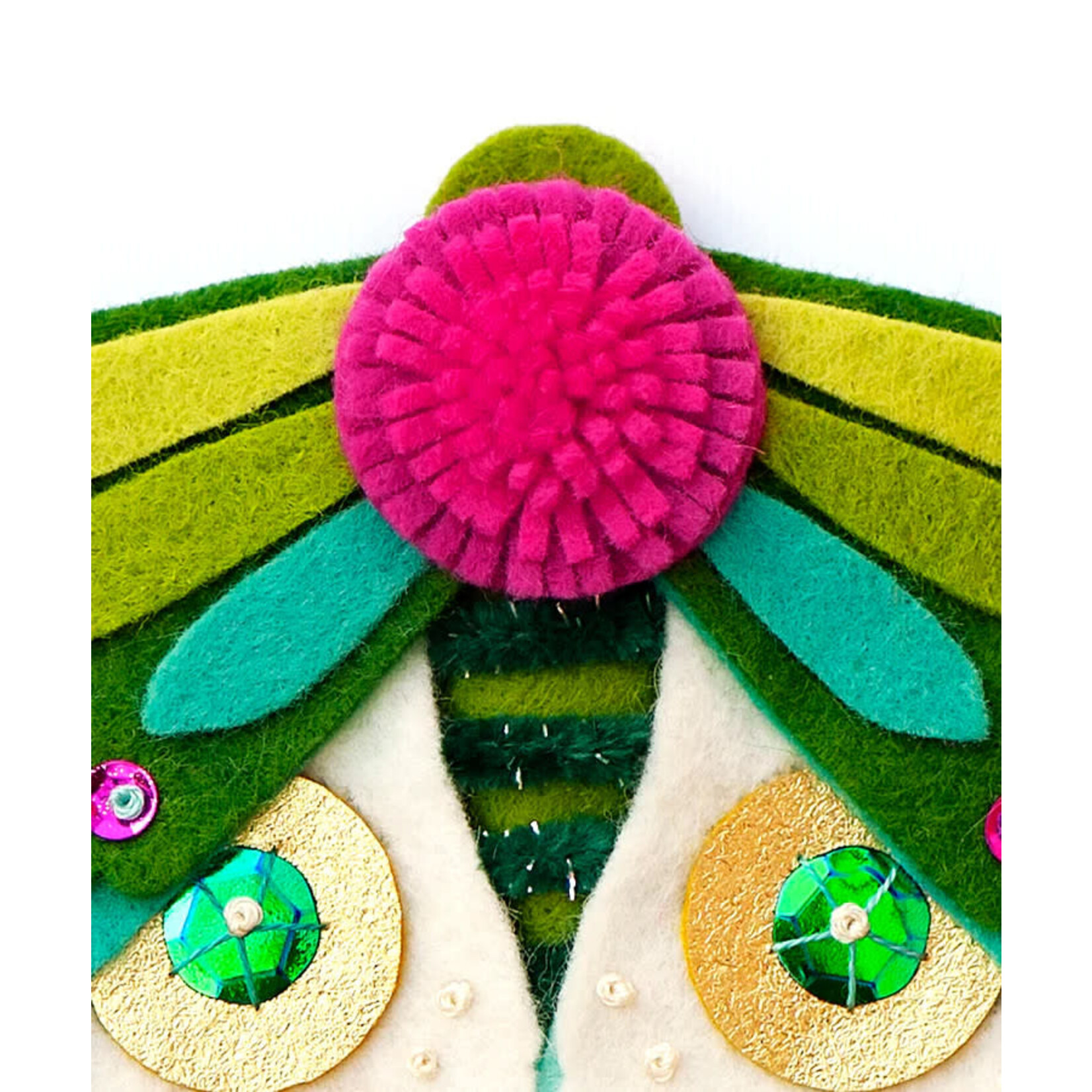 Benzie Design Blue Moth Ornament Felt Ornament Kit