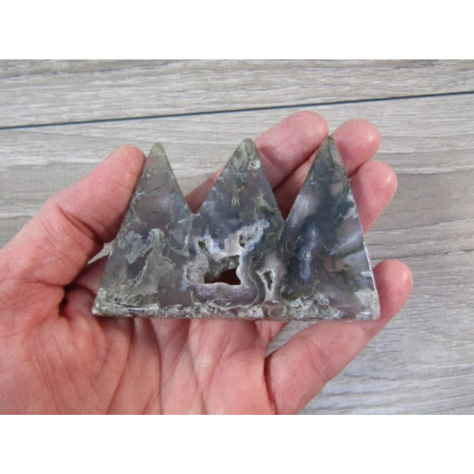 Keystone Crystals 2.5" Moss Agate Mountain
