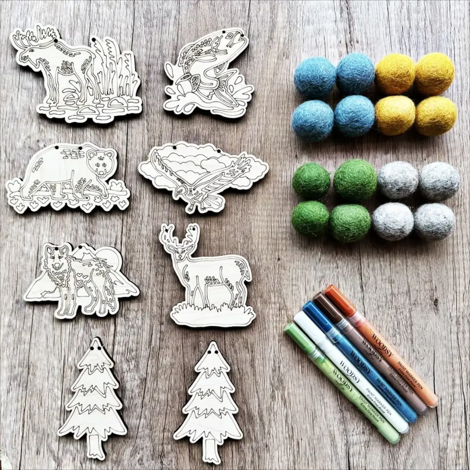 The Woodsy Craft Co The Wilderness Garland Kit