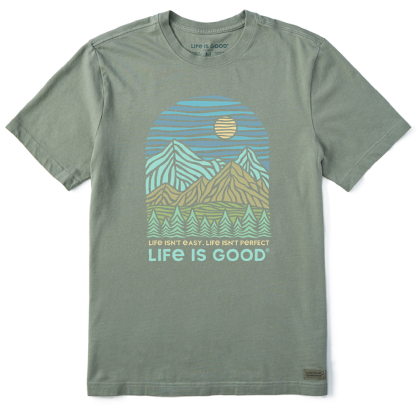 Life is Good Life Isn't Easy Crusher Tee