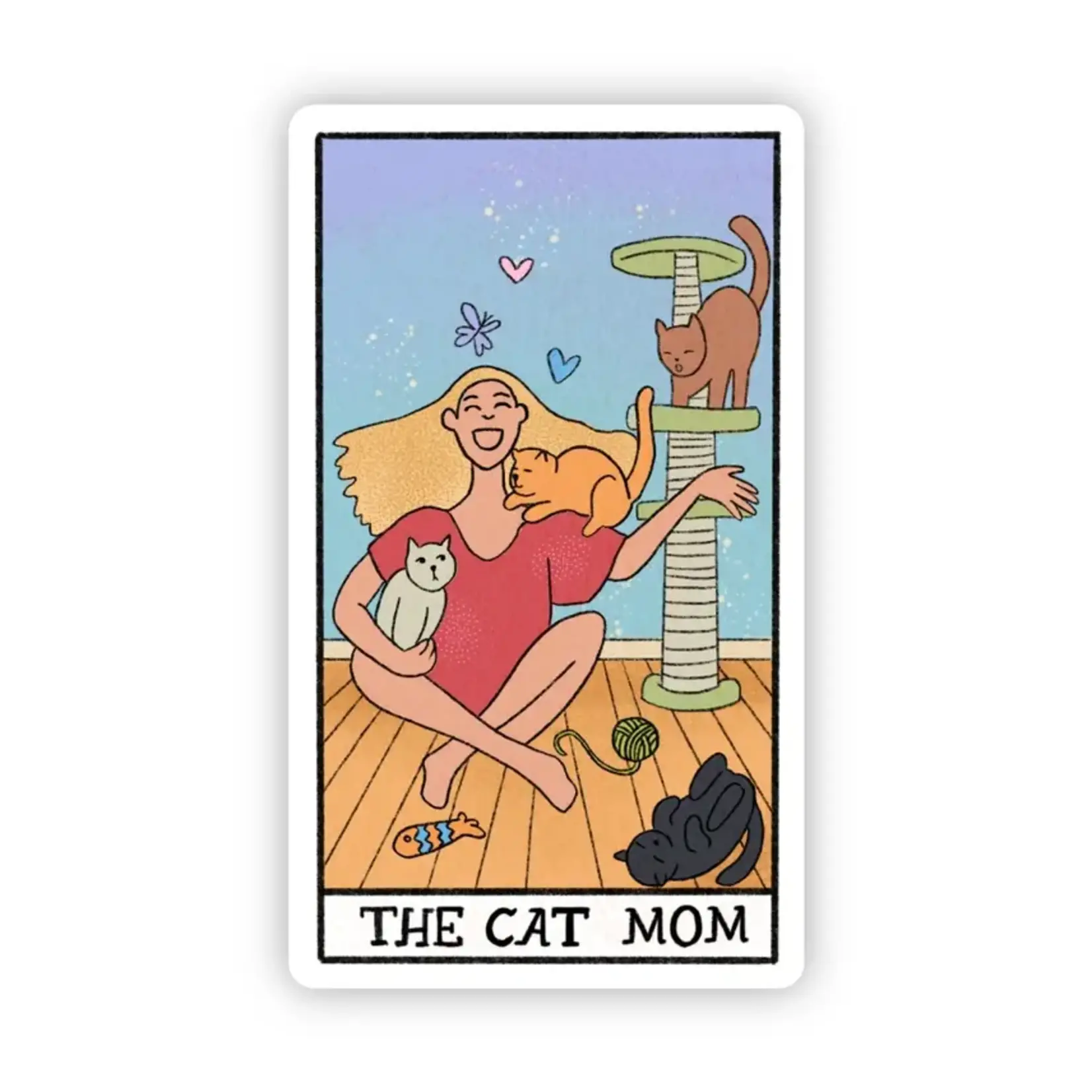 Big Moods The Cat Mom Tarot Sticker