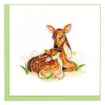 Quilling Cards Doe & Fawn Quilled Card