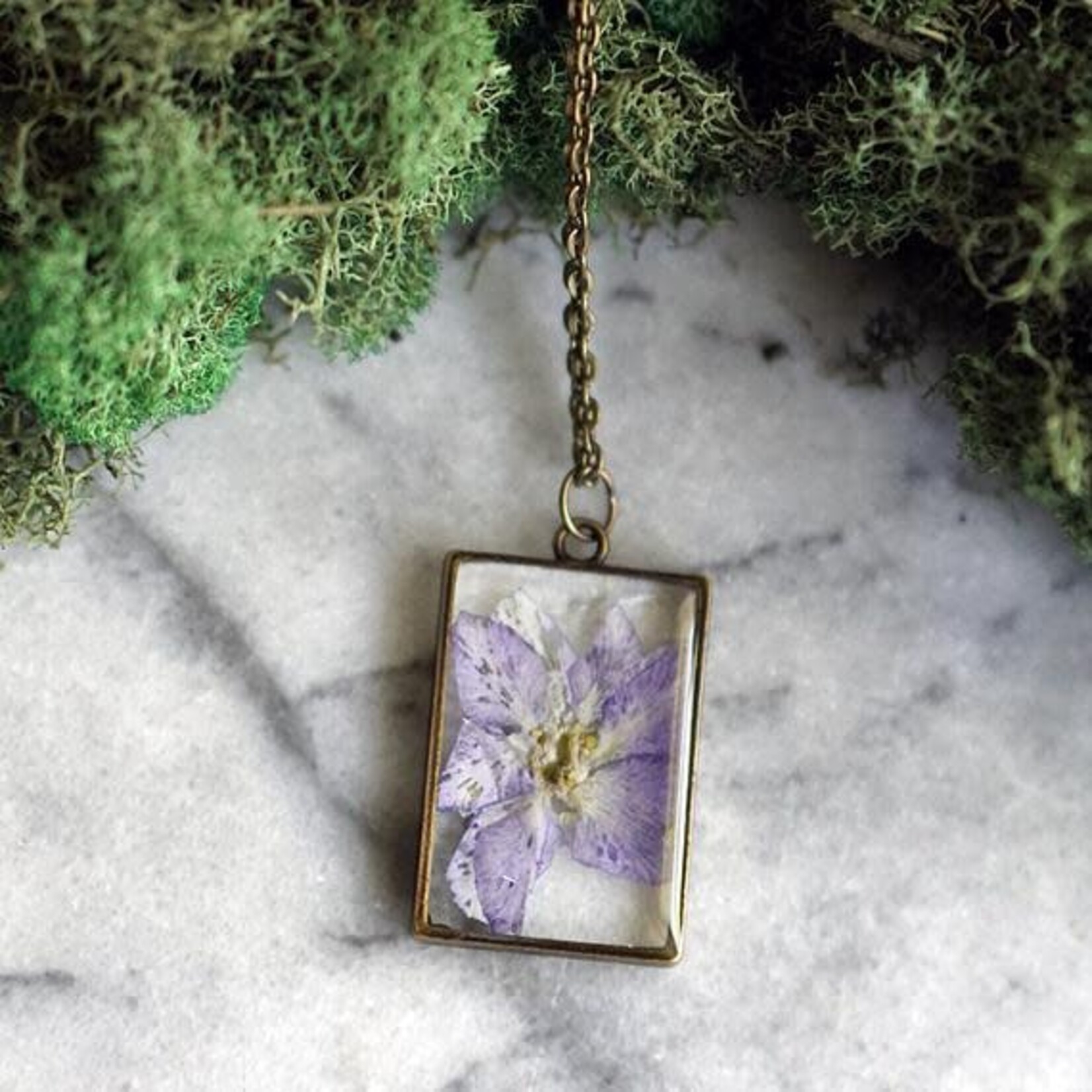 The Pretty Pickle July Birth Flower Necklace