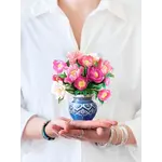 Freshcut Paper Mini Peony Paradise Pop Up Bouquet