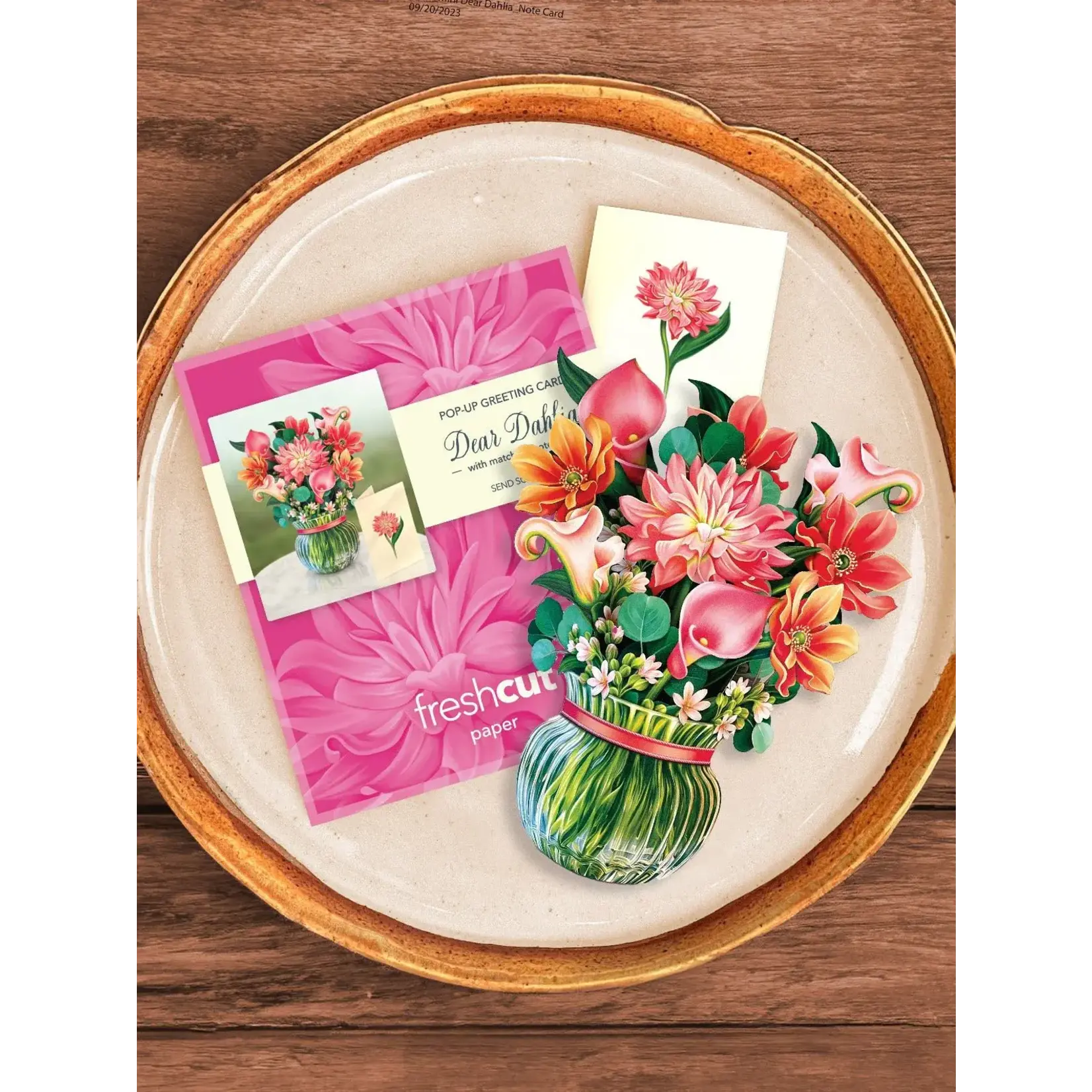 Freshcut Paper Mini Dear Dahlia Pop Up Bouquet