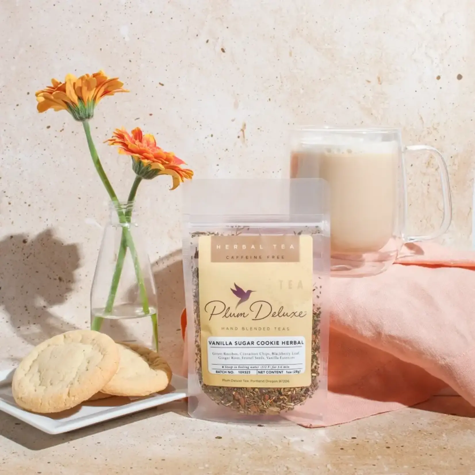 Plum Deluxe Tea Vanilla Sugar Cookie Herbal Tea