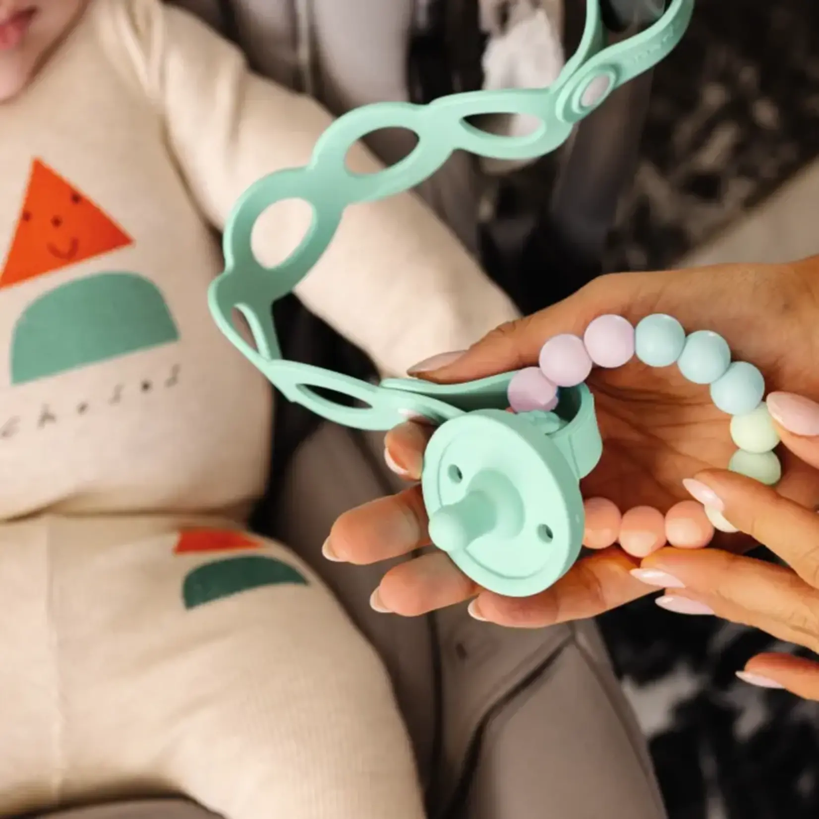 morepeas Dreamy Rainbow Ring Teether