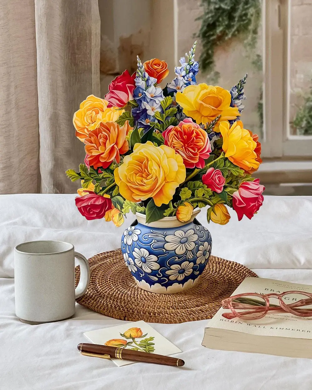 Sorbet Roses Pop Up Bouquet - Pico's Worldwide