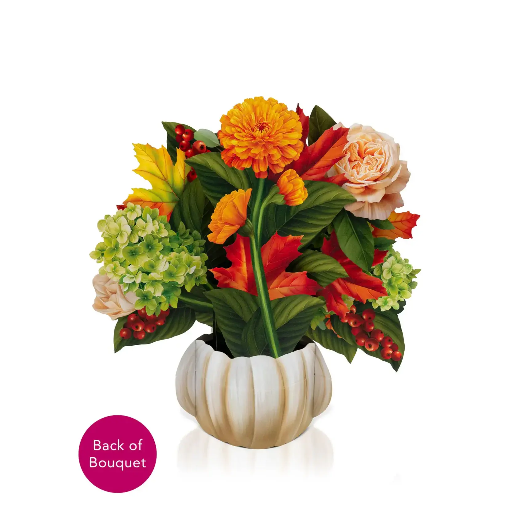 Freshcut Paper Pumpkin Spice Pop Up  Bouquet