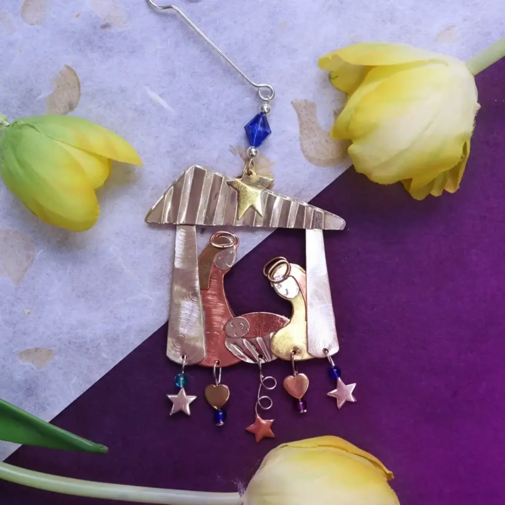 Pilgrim Imports Away In A Manger Ornament