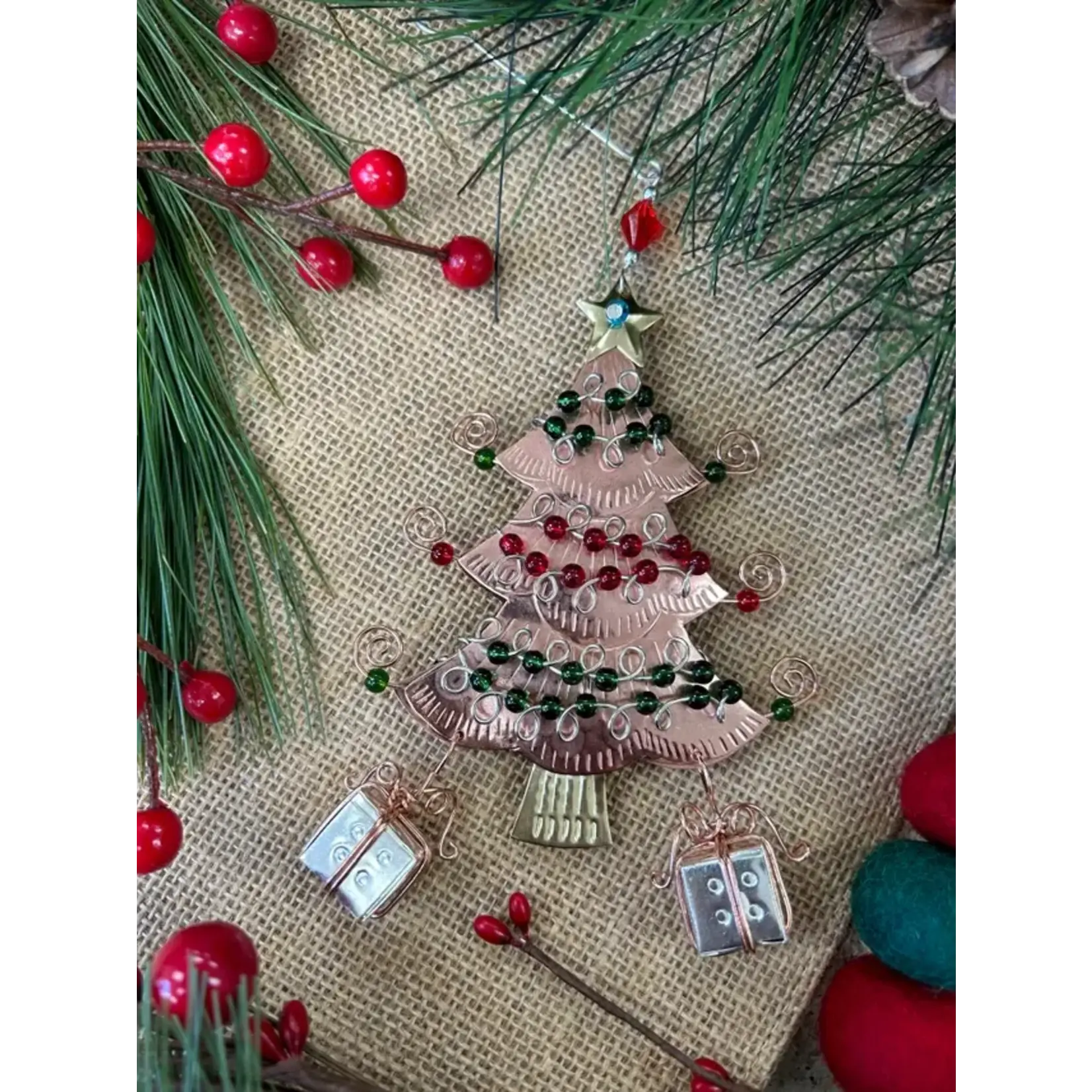 Pilgrim Imports Present Tree Ornament