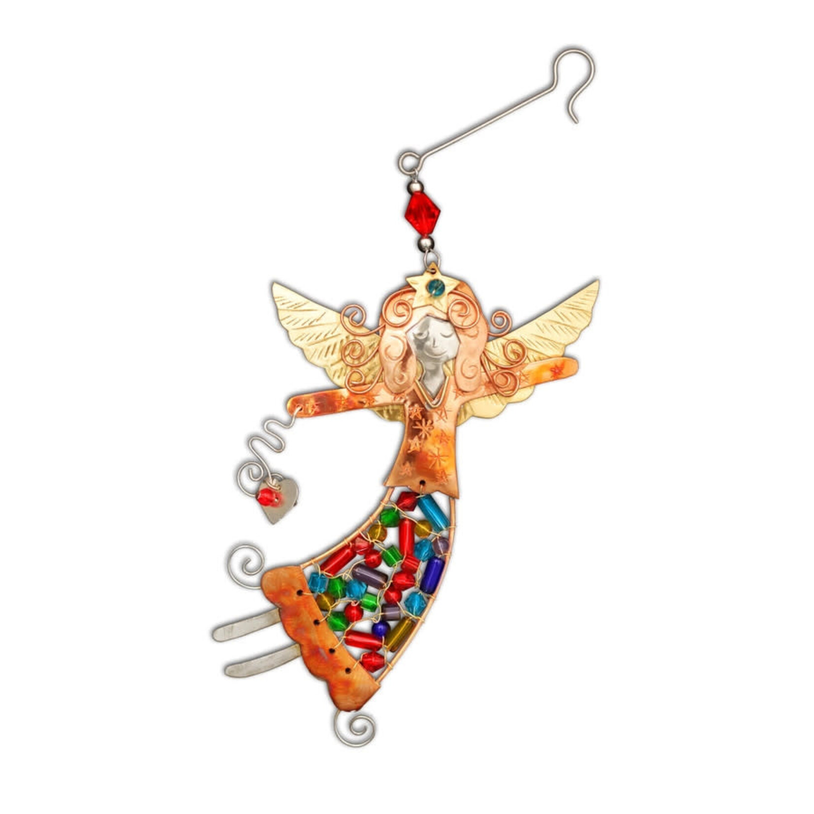 Pilgrim Imports Mosaic Angel Ornament